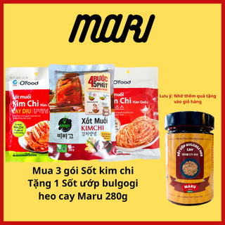 [Mua 3 tặng Sốt ướp Bulgogi] Sốt muối kim chi Hàn Quốc O'Food - Gia vị muối kim chi chuẩn vị Hàn Quốc Bibigo CJ
