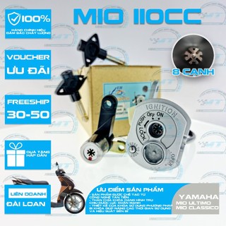 Ổ khóa 8 cạnh xe MIO có nắp từ chống trộm hiệu quả