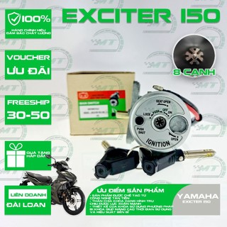 Ổ khóa 8 cạnh xe Exciter 150 chống trộm hiệu quả