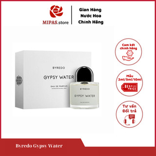 Mẫu thử nước hoa nữ Byredo Gypsy Water chiết 5ml, 10ml, hàng chính hãng