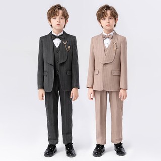 [Shubim Kids]-VT27- Bộ Vest Bé Trai - Vest Qúy Tộc +Ghim Cài Tuần Lộc - Đi Tiệc - Đi Dự Event - Biểu Diễn
