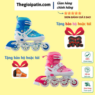 Giày Patin Trẻ Em Giá Rẻ - Centosy Papaison A1 - Bánh Đầu Phát Sáng, Form Chắc Chắn