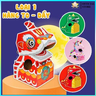 Đồ chơi hoá trang trung thu kì lân khủng long, Đồ chơi trung thu cho bé Đầu lân trung thu