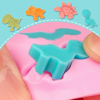 ✨️✨️Khuôn Silicon 48 Ngăn Tạo Hình Khủng Long Dễ Thương