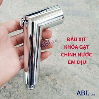 [NÚT GẠT SIÊU NHẸ SIÊU ÊM] ĐẦU VÒI XỊT VỆ SINH TOILET BỒN CẦU TAY GẠT NƯỚC MẠNH HÀNG ĐẸP