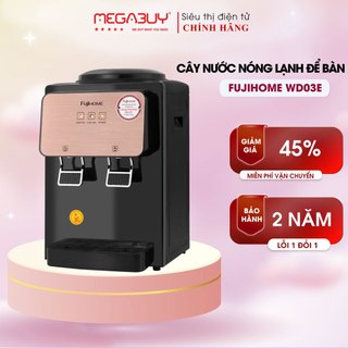 Cây nước nóng lạnh mini để bàn Nhập Khẩu Fujihome, máy nước nóng lạnh uống trực tiếp dispenser water