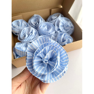 Double Moonshot - Áo 2 dây sọc phối bông hoa Collarbone