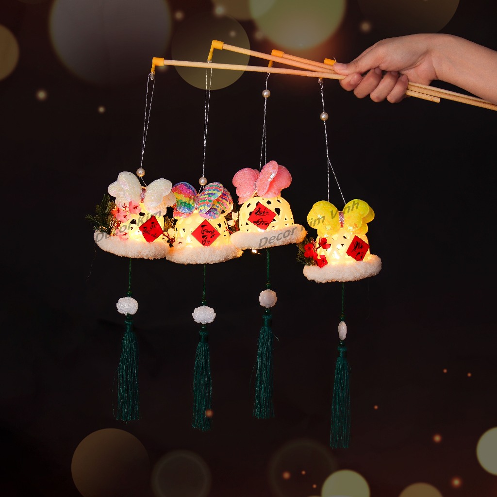 Lồng Đèn Trung Thu Bươm Bướm TT07 Trang Trí Trung Thu (Ngẫu Nhiên Màu)