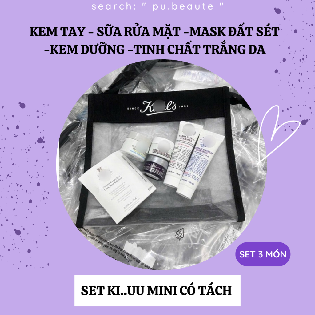 SET KIUUU MINI 3 món CÓ TÁCH LẺ