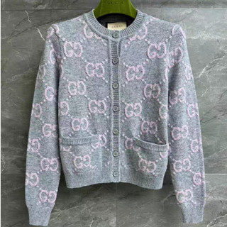 Áo Bomber Len Cúc Cài Chữ GC Hồng ❤ Áo Khoác Len Tăm Dày Dặn Nữ Tính NA454