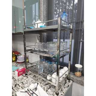KỆ ĐA NĂNG 3 TẦNG 40 x 60cm INOX