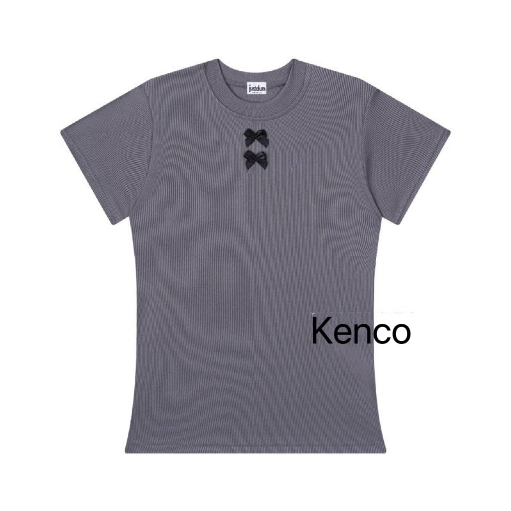 Áo thun ôm body đính nơ chất tăm thái mát mềm mịn Kenco.Sài Gòn | BigBuy360 - bigbuy360.vn
