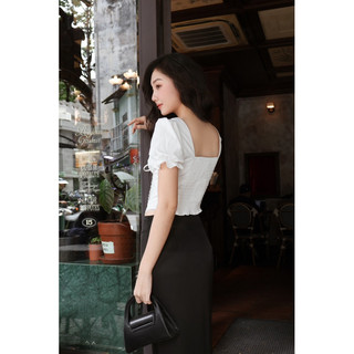 Ceci Cela - Áo cổ V tay bồng Vela