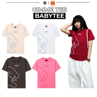 Áo Babytee Gimme - Form Nữ - Hình In Nổi Gấu - Premium Cotton Sợi Đôi 250gsm 2 Chiều - GMB19