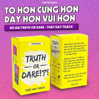 Bộ bài Truth or Dare, Thách Hay Thật hòa mình vào bữa tiệc cùng những thử thách đầy bất ngờ