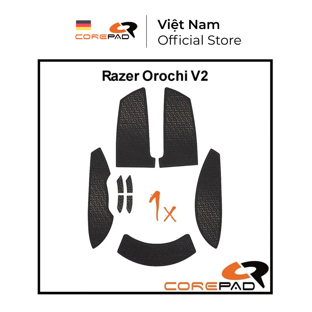 Miếng dán chống trượt - Bộ grip tape Corepad Soft Grips Razer Orochi V2 - Corepad Official Store