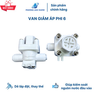 Van điều áp - giảm áp suất nước SHITONG nối nhanh ra dây 6 và dây 10 dùng cho máy lọc nước