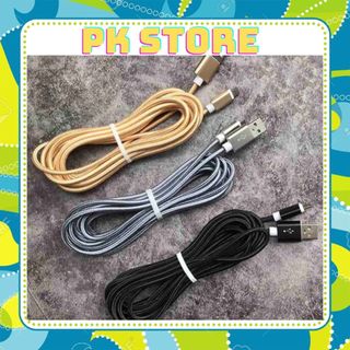 Cáp sạc bọc dù 1m siêu bền chống đứt