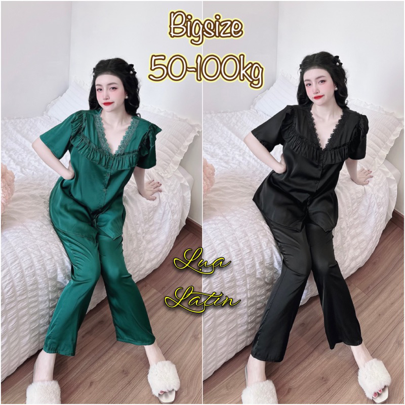 Đồ bộ Pijama Latin cao cấp 3 size (55-100kg)