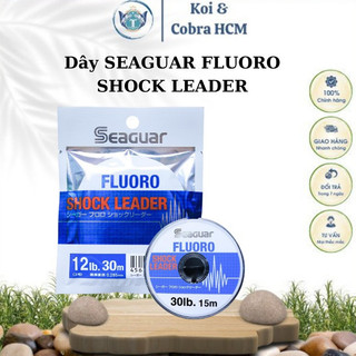 Dây câu cá Seaguar Fluoro Shock Leader, Made in Japan chuyên tóm lưỡi câu lure câu biển