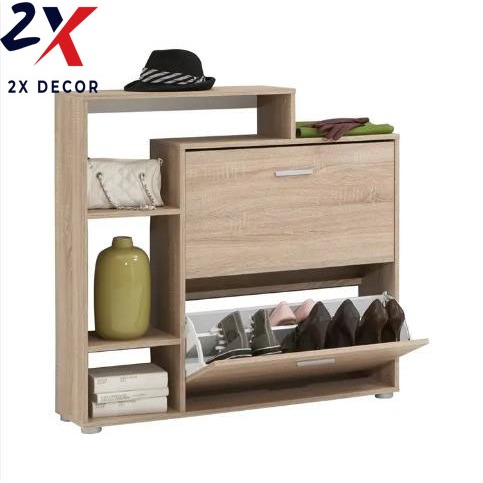 Kệ giày kiêm kệ để đồ trang trí decor căn phòng, thiết kế độc đáo 2X Decor- 2X100
