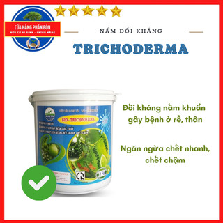 2kg nấm trichoderma: ủ phân, trừ nấm bệnh, cải tạo đất - dạng bột hòa tan - 5 chủng nấm