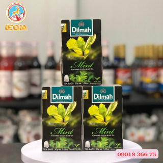 Trà dilmah ceylon bạc hà túi lọc 30g - dilmah mint flavoured ceylon black tea
