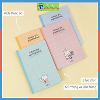Vở Dash Caro (7x7)mm may dán gáy Klong khổ B5 giấy chống lóa 120, 200 trang MS 853,854