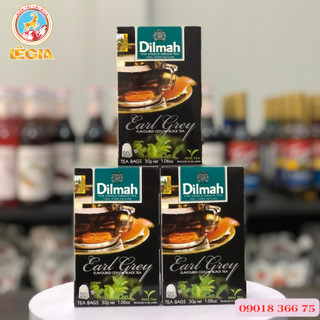 Trà dilmah bá tước - hộp 30g 20 gói - dilmah earl grey ceylon black tea