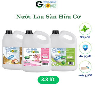 Nước Lau Sàn Nhà Hữu Cơ Tinh Dầu Tự Nhiên Greenhome, Giúp Sàn Thơm Đuổi Muỗi Kiến Diệt Nấm Mốc 3,8L