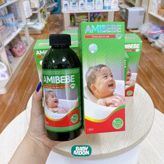 Amibebe 400ml Nước tắm thảo dược cho bé và Tabame 400ml