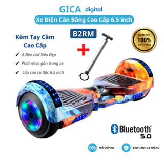  Xe Điện Cân Bằng 2 Bánh Lớn Kết Nối Nhạc Bluetooth Đèn LED Siêu Ngầu Trọng Tải lên đến 100KG 