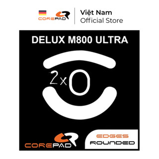Feet chuột PTFE Corepad Skatez PRO Delux M800 ULTRA (2 bộ) - Hàng chính hãng