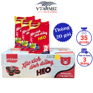 Xúc xích heo dinh dưỡng Vissan thùng 3.5kg
