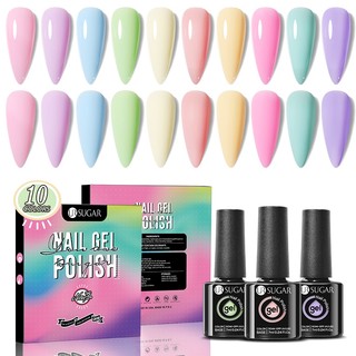 Ur sugar gel sơn móng tay bộ sơn gel sơn móng tay set 10 màu sơn móng tay gel set son gel kim tuyế