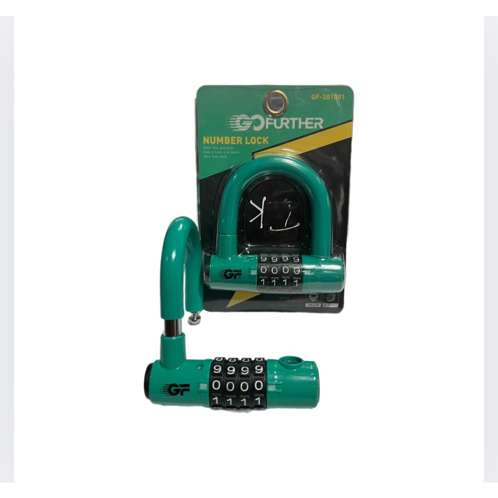 Ổ khoá số mật mã FURTHER kiểu chữ U tuỳ chỉnh mật mã 4 số