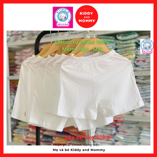 Size bé 6-60kg quần ngắn trắng bé trai/bé gái ql0050 hello b&b - hello bb