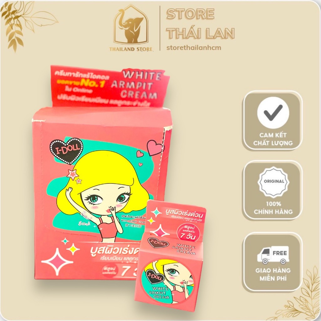[CHÍNH HÃNG] Kem dưỡng thâm nách IDOL WHITE ARMPIT CREAM