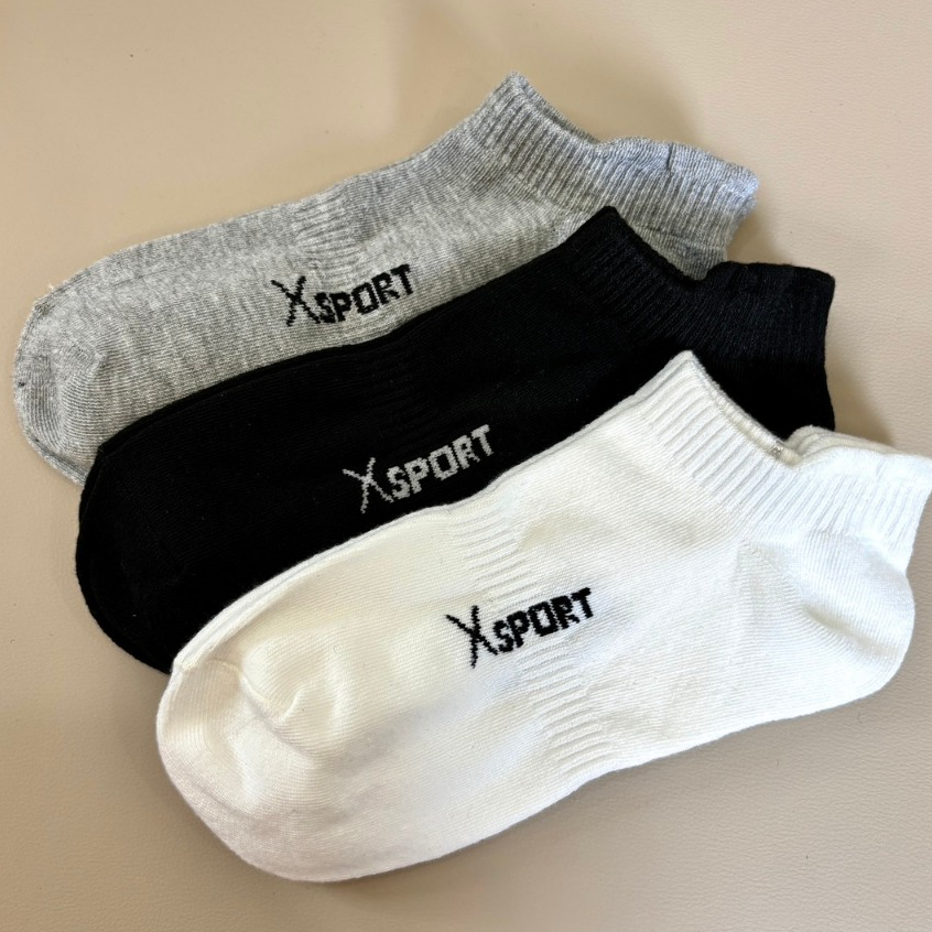 Tất Vớ Nam Nữ XSPORT, Set 10 Đôi Tất Thể Thao Cổ Ngắn Kháng Khuẩn