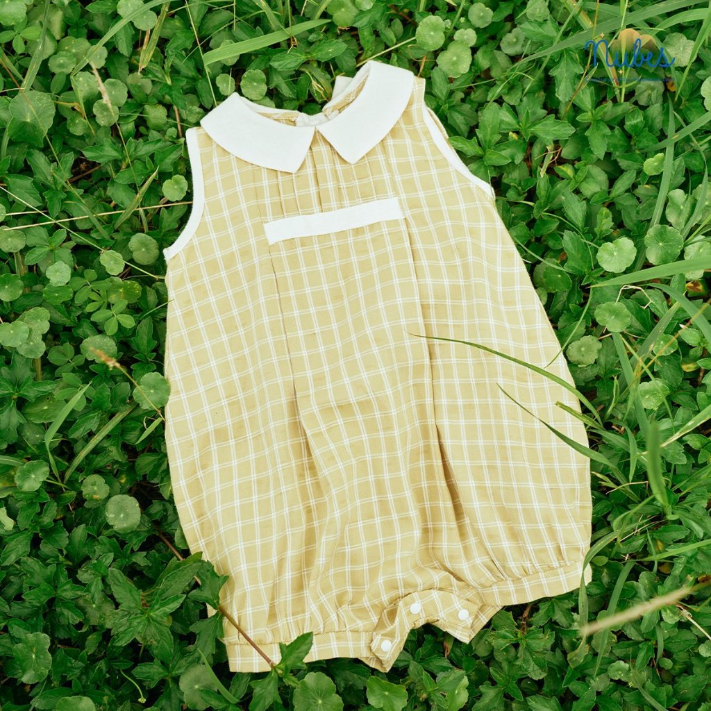 Nubes - Bộ Body Romper cổ sen ly ngực nắng mai NBNM03