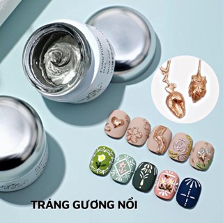 Gel vẽ nổi thủy tinh Annies chà tráng gương nổi, vẽ nổi, gel định hình úp móng làm nail 20g