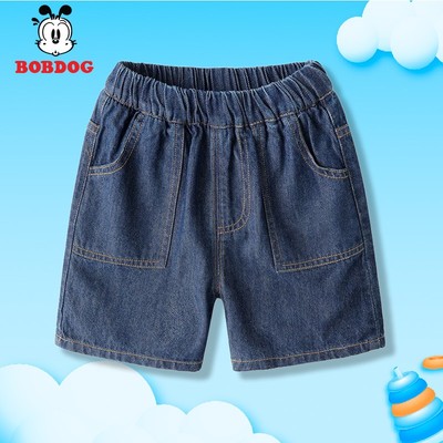 Quần short bé trai BOBDOG quần jean ngắn có túi form rộng rãi thoáng mát cho bé