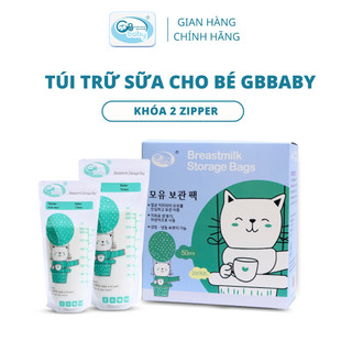 [Gb-Baby Chính Hãng] Túi trữ sữa 100ml 200ml 250ml GB-Baby khóa 2 Zipper công nghệ chất lượng Hàn Quốc