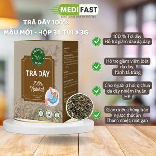 Trà Dây giảm viêm loét dạ dày, đau dạ dày, trào ngược - Hộp 30 túi x 3g mẫu mới HOBI, Dùng cho người bị các bệnh dạ dày