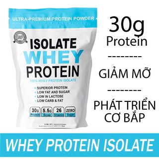 WHEY PROTEIN ISOLATE CHÍNH HÃNG - Sữa tăng cơ Whey (500g)