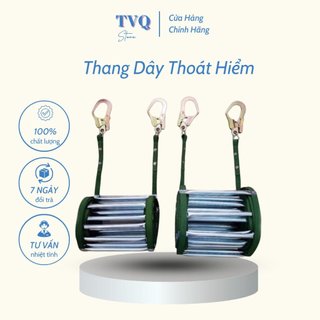 Thang Dây Thoát Hiểm Chung Cư Nhà Cao Tầng Chống Cháy Kèm Móc Tiện Lợi TVQ Store