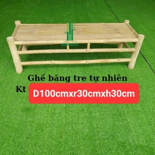 Ghế băng tre tự nhiên