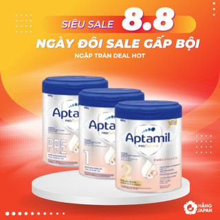 Sữa công thức Aptamil Bạc số 1,2, PRE 800g cho bé mẫu cũ mẫu mới