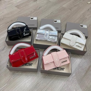 Túi JAC size 18cm sang chảnh 4 màu trắng , đen , đỏ . bạc Túi xách đeo chéo chất da có bóng nhẹ đi tiệc đi chơi siu xinh