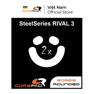 2 bộ feet chuột ptfe corepad skatez pro steelseries rival 3 wired / steelseries rival 3 wireless - hàng chính hãng